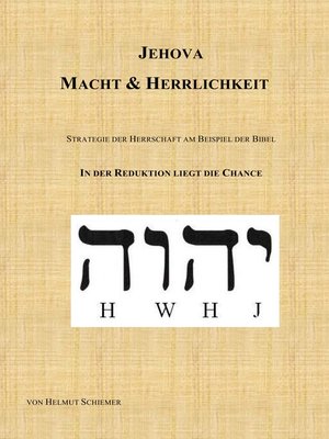 cover image of Jehova--Macht & Herrlichkeit